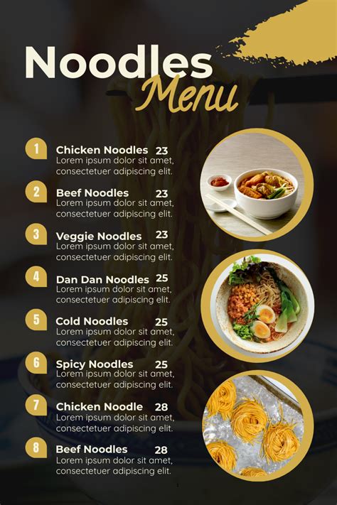 noodl8 menu